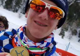 Mattia Culasso campione italiano M6 di sci nordico Special Olympics